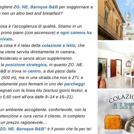 Zo. Ne. Baroque B&B Lecce Exteriör bild